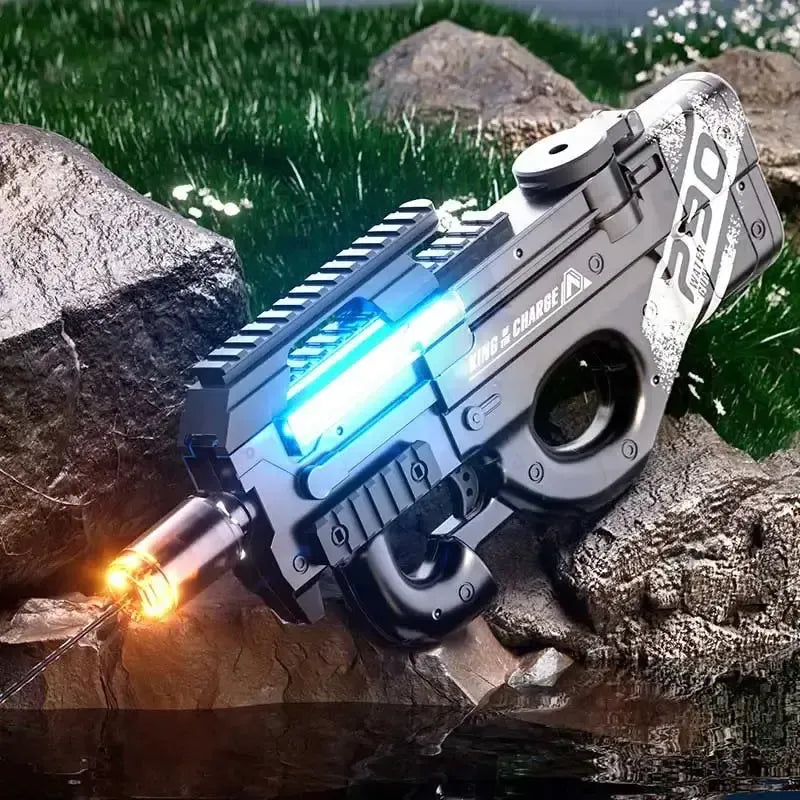 P90 Electric Auto Light Flash Water Blaster Shooting Toy-P320GelBlaster-black-P320GelBlaster