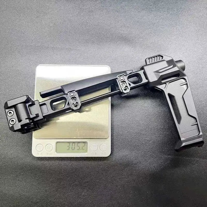 Si Ambidextrous Picatinny Rail Mount Folding Buttstock-P320GelBlaster-P320GelBlaster