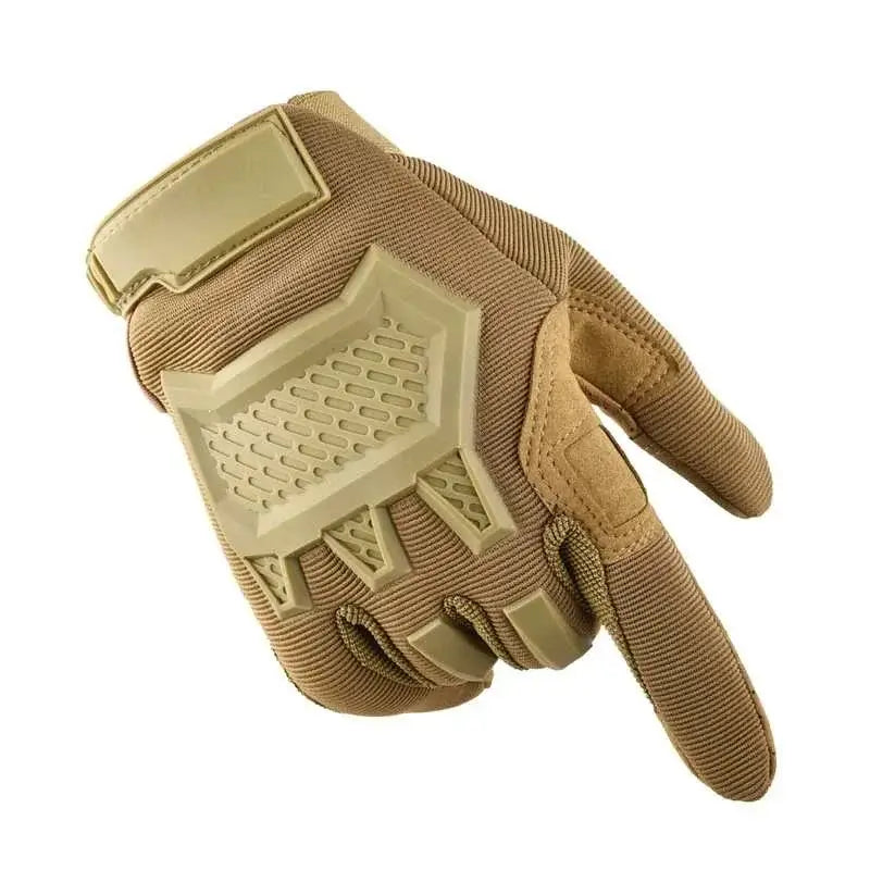 Full Finger Russian Sobr Anti-Slip Touch Screen Tactical Gloves-P320GelBlaster-tan-M-P320GelBlaster