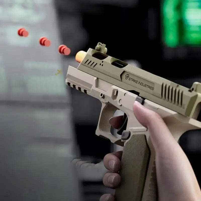 SI G17 Semi-Auto Shell Throwing Soft Bullet Toy Pistol-P320GelBlaster-P320GelBlaster