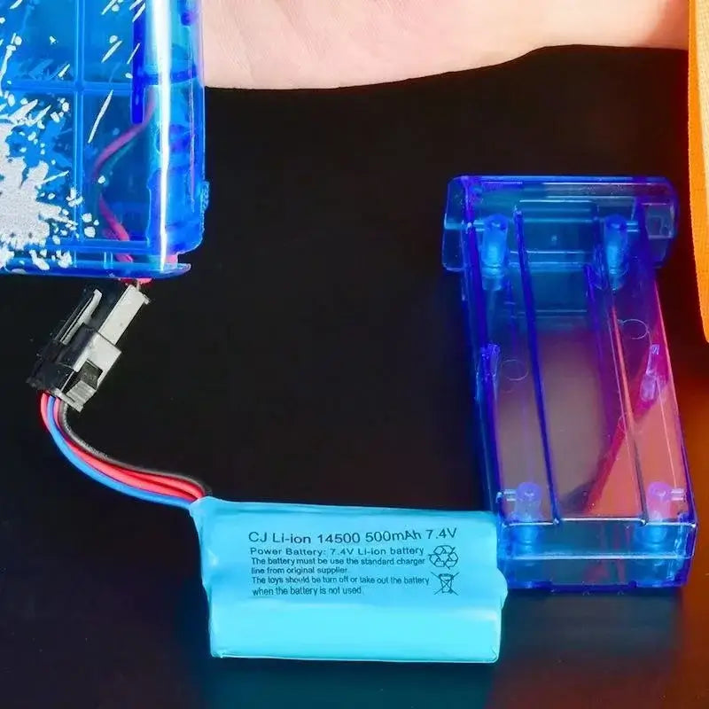Shooting Elite UZi Hopper-Fed Water Bead Gun with Light-P320GelBlaster-P320GelBlaster