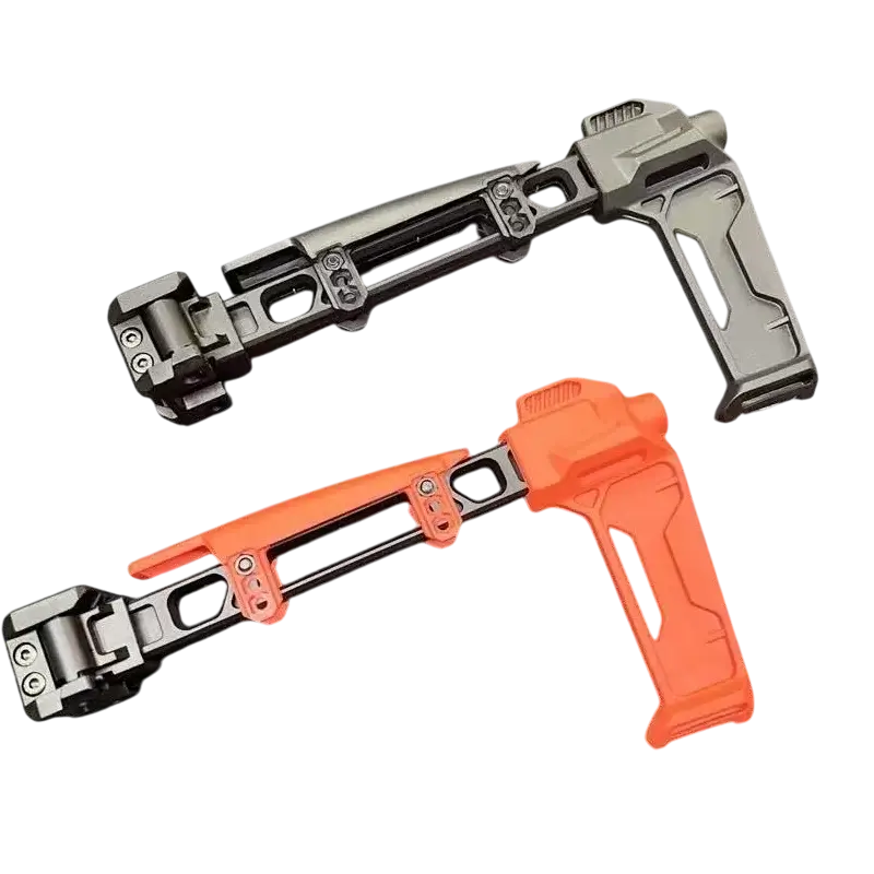 Si Ambidextrous Picatinny Rail Mount Folding Buttstock-P320GelBlaster-P320GelBlaster