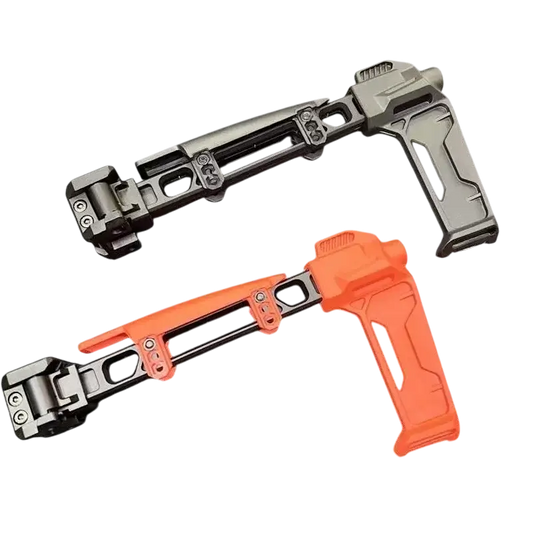 Si Ambidextrous Picatinny Rail Mount Folding Buttstock-P320GelBlaster-P320GelBlaster