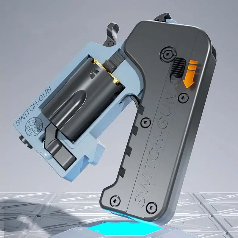 Soft Bullet Switch Gun Foldable Revolver Single Action Blaster-m416gelblaster-P320GelBlaster