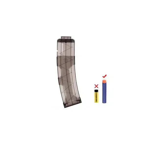 Worker 22 Round Banana Full Length Dart Magazine Clip-m416gelblaster-black transparent-m416gelblaster