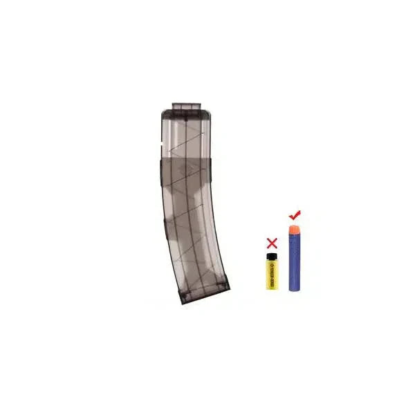 Worker 22 Round Banana Full Length Dart Magazine Clip-m416gelblaster-black transparent-m416gelblaster