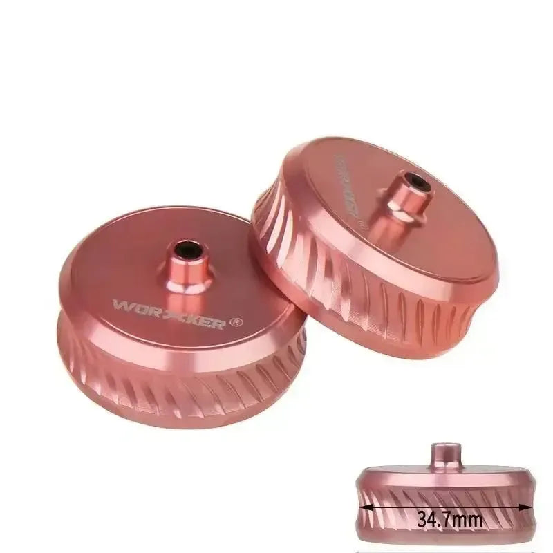 2Pcs Worker Accurate CNC Flywheels for Nerf Stryfe/Rapidstrike CS-18-P320GelBlaster-gold-P320GelBlaster