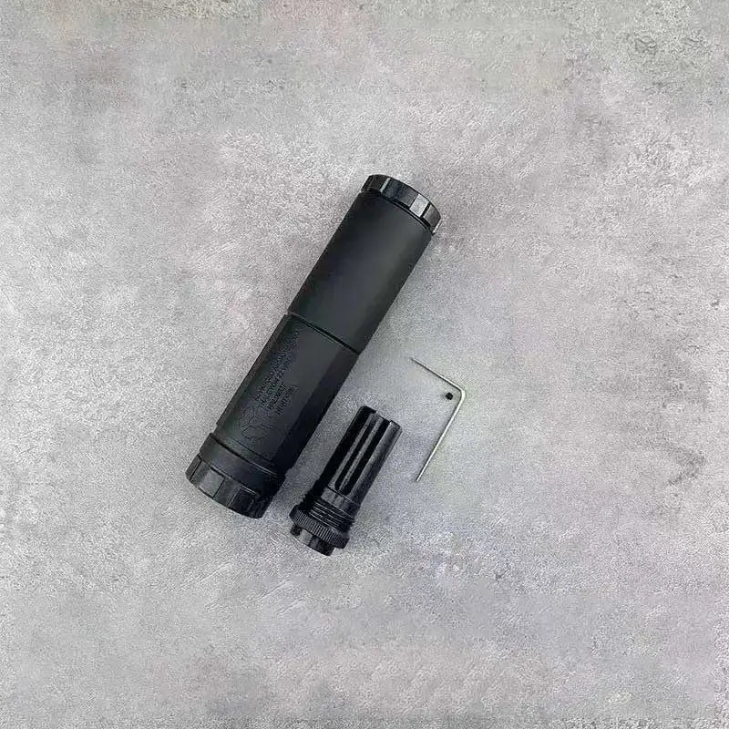 AAC Halcyon Steel 14mm CCW Suppressor-P320GelBlaster-black-P320GelBlaster