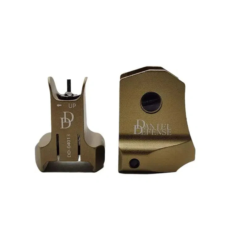 DD Fixed Metal Front Rear Sights Combo-P320GelBlaster-tan-P320GelBlaster