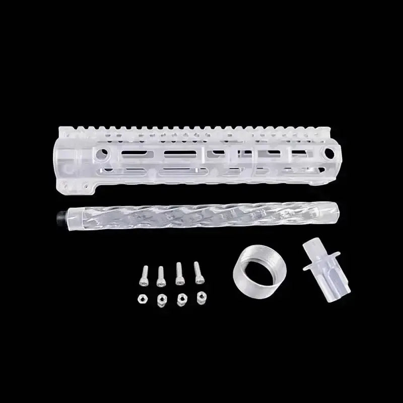 F1 Gel Blaster M-Lok Clear Handguard-P320GelBlaster-require screws-10 inch-P320GelBlaster