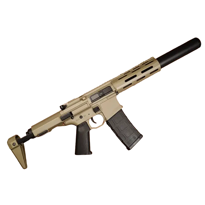AAC Honey Badger Gel Blaster-P320GelBlaster-tan long-P320GelBlaster