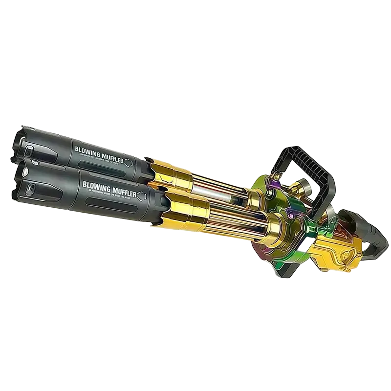 JF Rotating Double Barrel Gatling Orbeez Gun with Tracer-P320GelBlaster-gold-P320GelBlaster