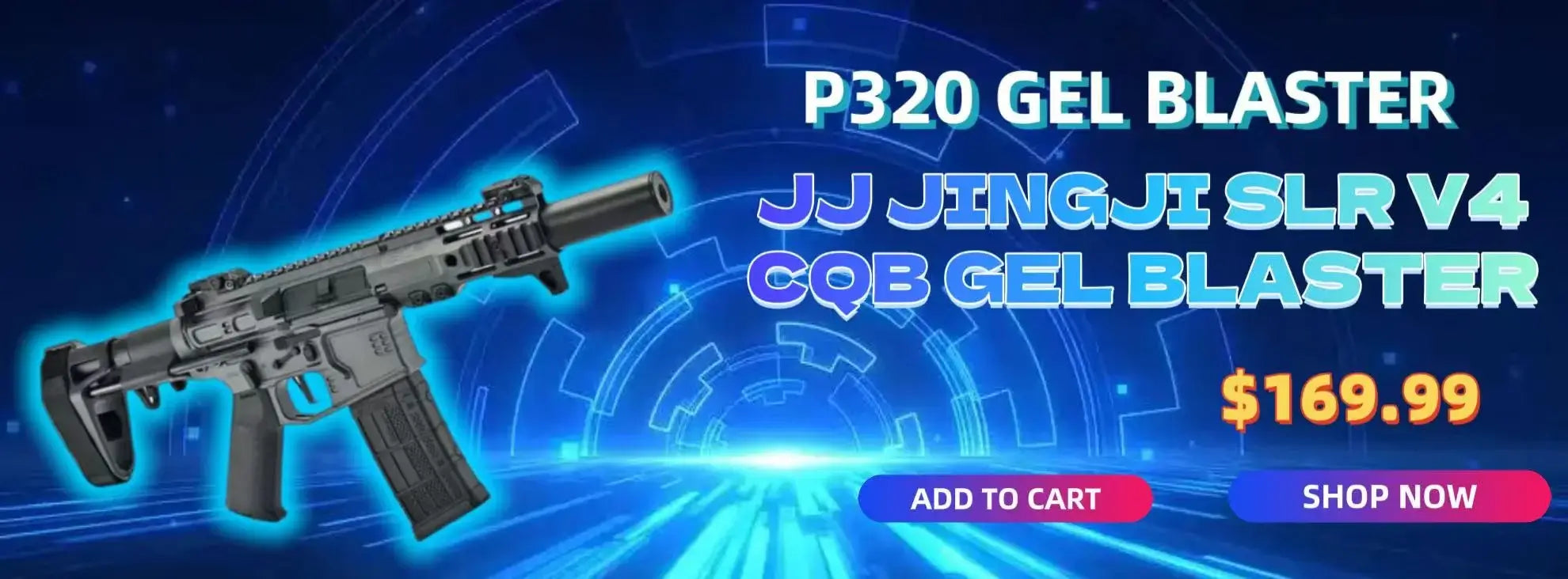 jingji slr cqb gel blaster banner