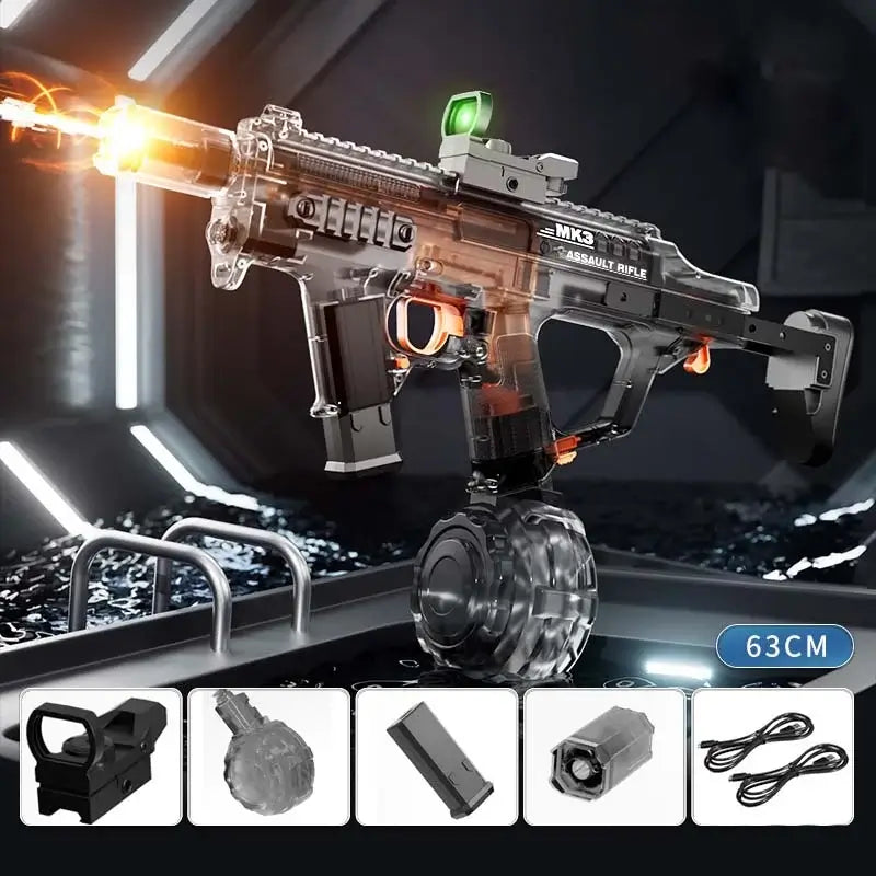 MK3 Electric Blowback Light Muzzle Auto Water Absorption Water Blaster-P320GelBlaster-black-P320GelBlaster