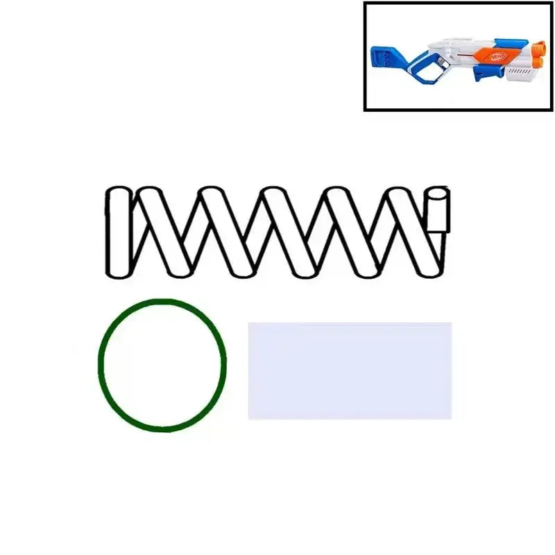 N-Series Strikeback NERF Blaster Upgrade Spring Part-P320GelBlaster-P320GelBlaster