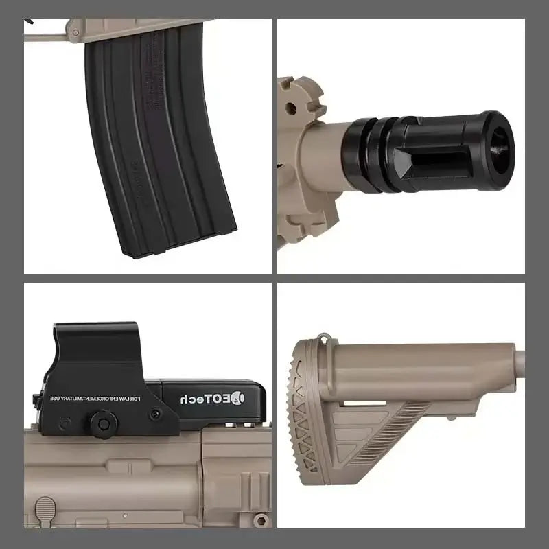 Sembylon HK416 Electric Orbeez Rifle Blaster Drum-Fed-P320GelBlaster-P320GelBlaster
