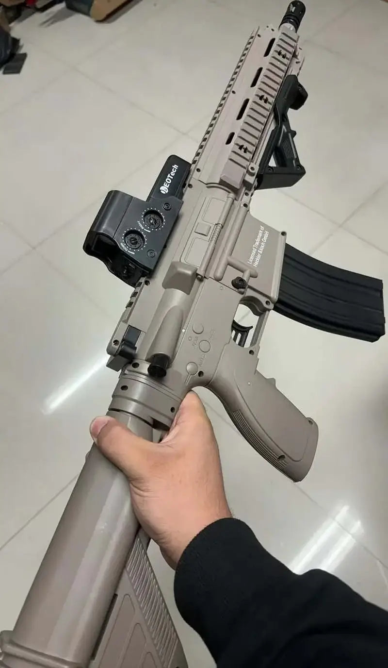 Sembylon HK416 Electric Orbeez Rifle Blaster Drum-Fed-P320GelBlaster-P320GelBlaster