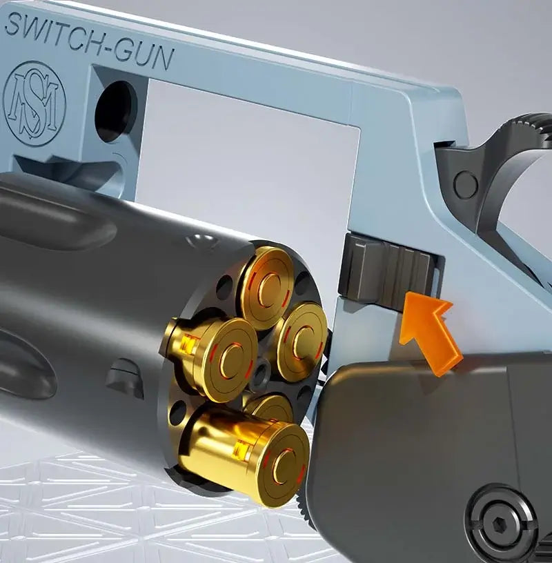 Soft Bullet Switch Gun Foldable Revolver Single Action Blaster-m416gelblaster-P320GelBlaster