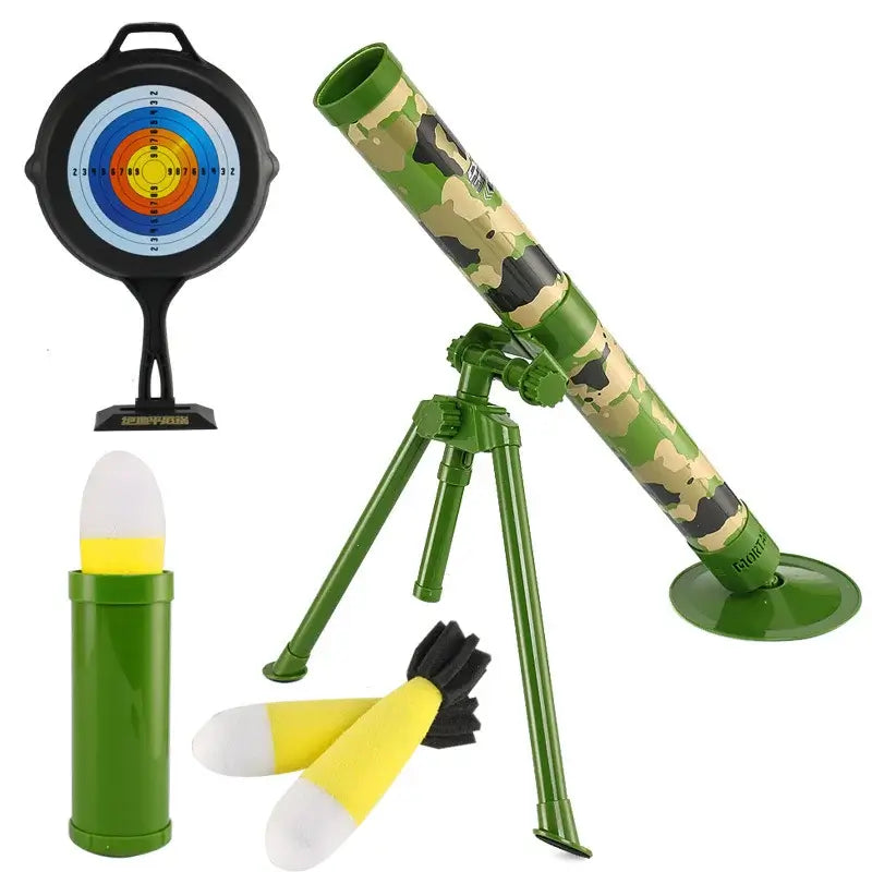 Soft Bullet Foam Rocket Toy Mortar Launcher-foam blaster-m416gelblaster-green-P320GelBlaster