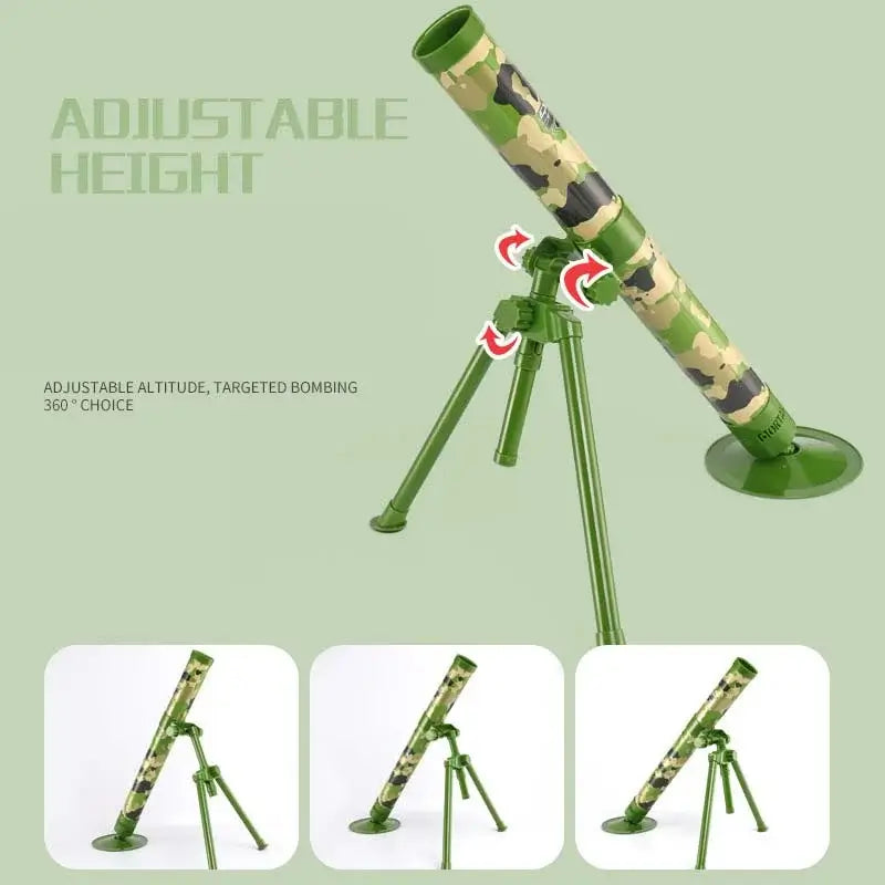 Soft Bullet Foam Rocket Toy Mortar Launcher-foam blaster-m416gelblaster-P320GelBlaster