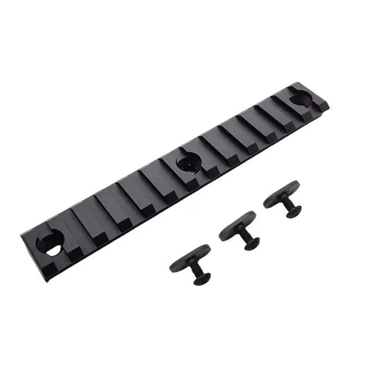 13-Slot Picatinny Weaver MLok Metal Rail Section 5.25"-P320GelBlaster-P320GelBlaster