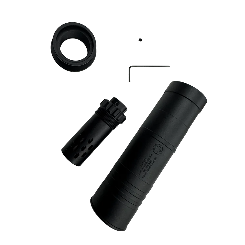 TS 7.62m Metal Suppressor 14mm CCW-m416gelblaster-P320GelBlaster