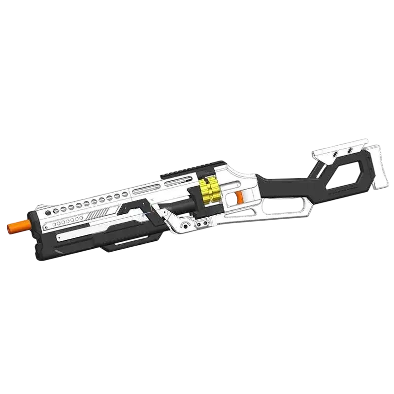 Nerf Lever Action Blaster GL-01-P320GelBlaster-with hollow-black white-P320GelBlaster