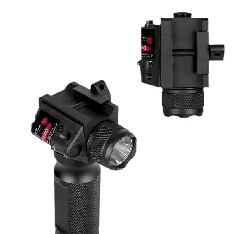3-In-1 Tactical Metal Flashlight Foregrip with Red or Green Dot Laser-m416gelblaster-m416gelblaster