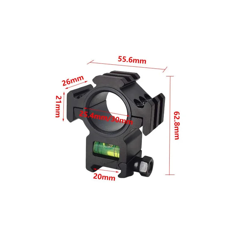 3 Rails Scope Ring Mount 25.4/30mm-P320GelBlaster-P320GelBlaster