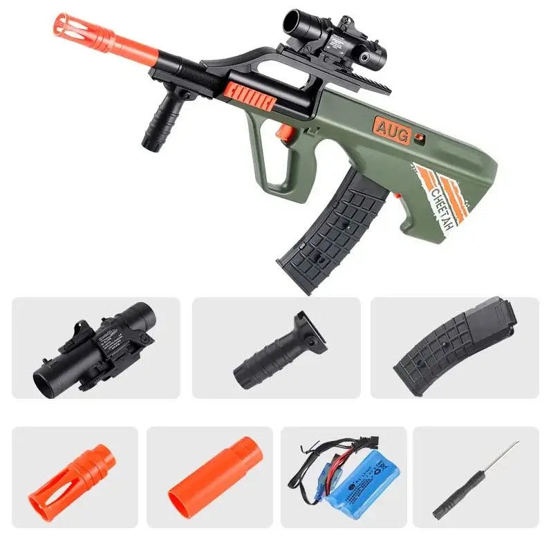 TZ AUG Electric Automatic Foam Dart Blaster-m416gelblaster-Green-P320GelBlaster