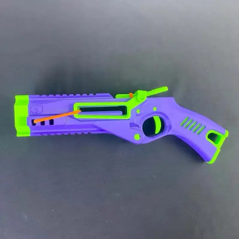 Breech Reload 3D Print Rubber Band Powered Nerf Blaster-P320GelBlaster-purple-P320GelBlaster