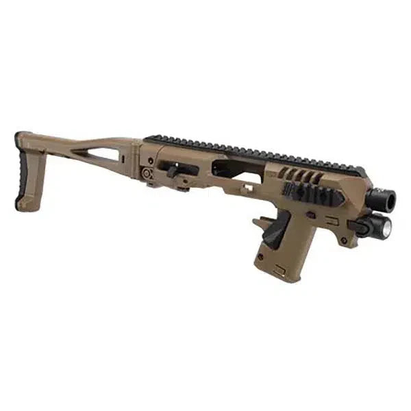 CAA Micro Pistol to Carbine Nylon Conversion Kit w/ Flashlight-m416gelblaster-tan-m416gelblaster