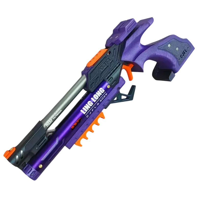 CJFL LingLong F2 Air Pistol Nerf Blaster-m416gelblaster-purple-P320GelBlaster