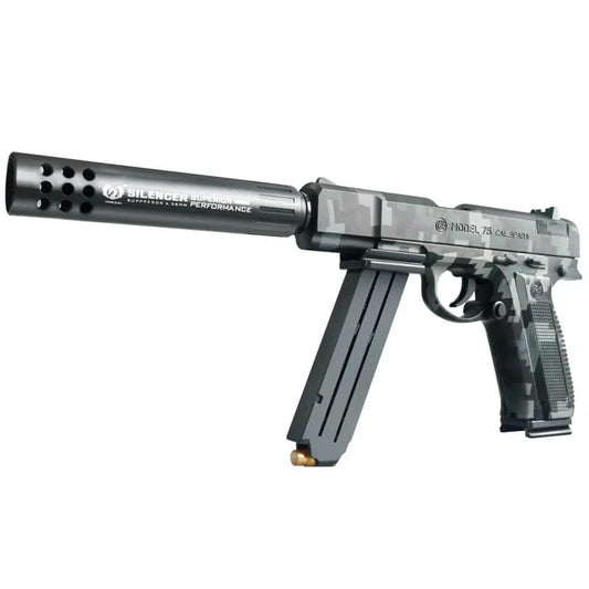 CZ-75 Shell Eject Soft Bullet Foam Blaster-m416gelblaster-m416gelblaster