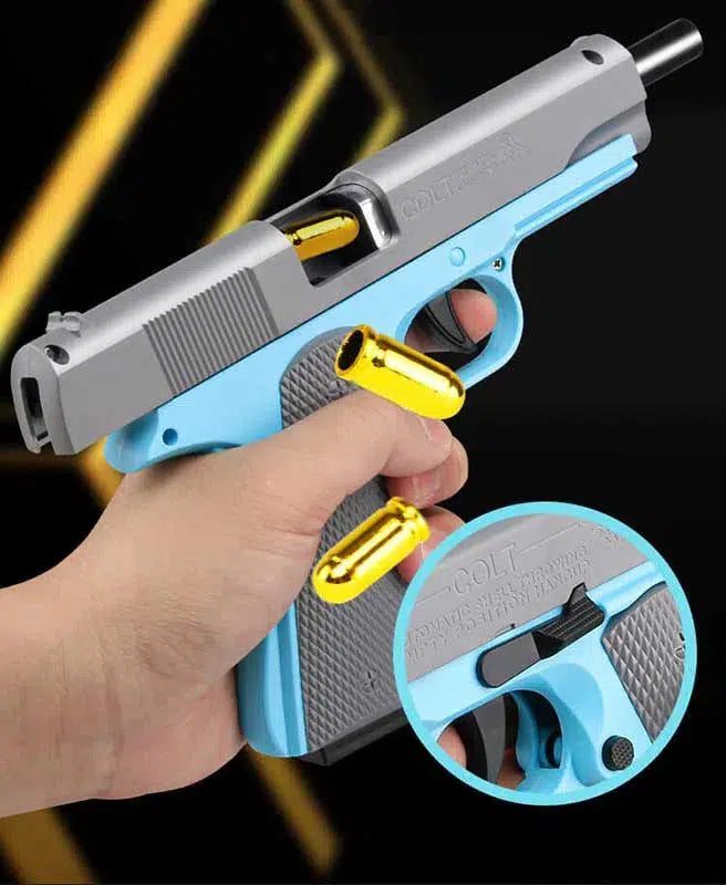 Colt 1911 Toy Gun Shell Ejecting Semi Auto Blaster-m416gelblaster-m416gelblaster