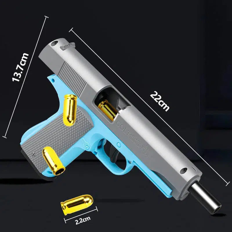 Colt 1911 Toy Gun Shell Ejecting Semi Auto Blaster-m416gelblaster-m416gelblaster