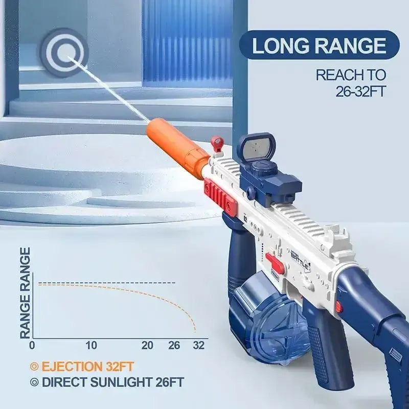 Electric Automatic SCAR Water Blaster Rifle with Drum-m416gelblaster-m416gelblaster