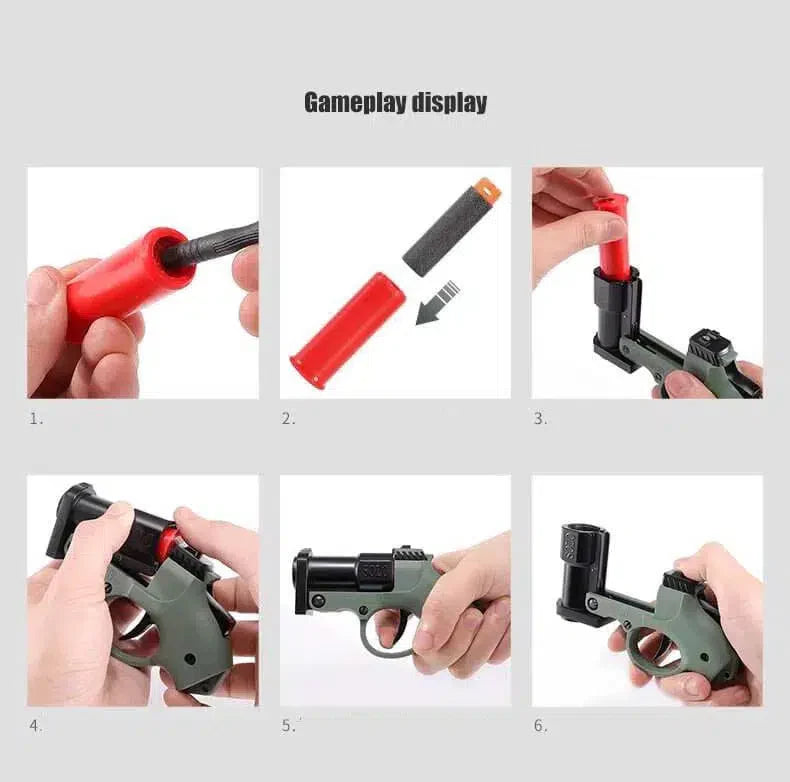 Goblin Solo Shell Eject Dart Blaster Nerf Minigun-m416gelblaster-m416gelblaster