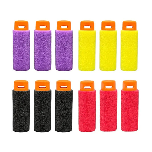 Half Length Heavy MK Foam Darts-nerf darts-m416gelblaster-yellow-P320GelBlaster