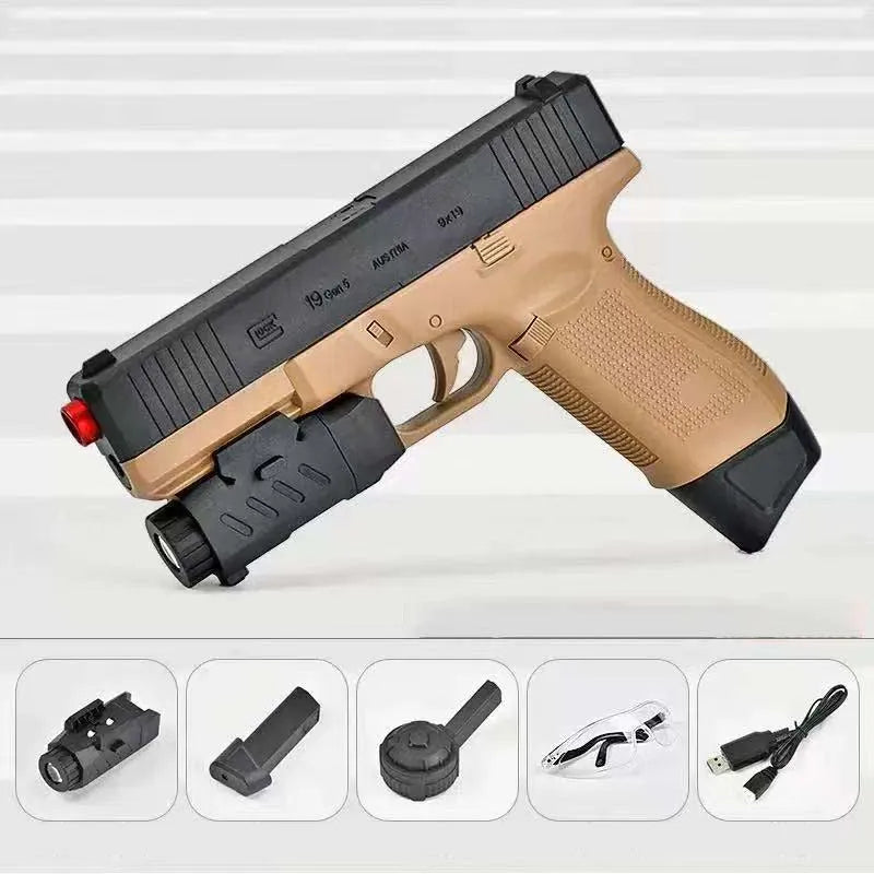Handi G17 Gen5 Blowback High Rate of Fire Gel Blaster-P320GelBlaster-tan-P320GelBlaster