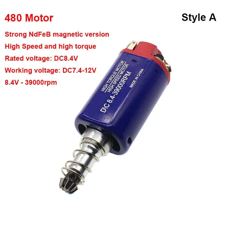 CH Long Axis 480 High Speed Torque Motor for V2 Gearbox-m416gelblaster-A-m416gelblaster