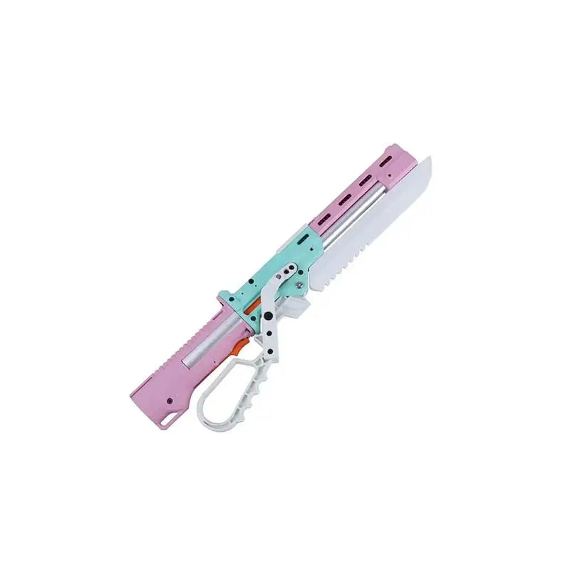 MZ01 MangZhong Lever Action Nerf Ballistic Knife Blaster-m416gelblaster-pink blue-P320GelBlaster