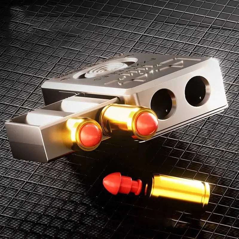 Metal Poker Push Card Fidget Slider Soft Bullet Toy Gun-P320GelBlaster-P320GelBlaster
