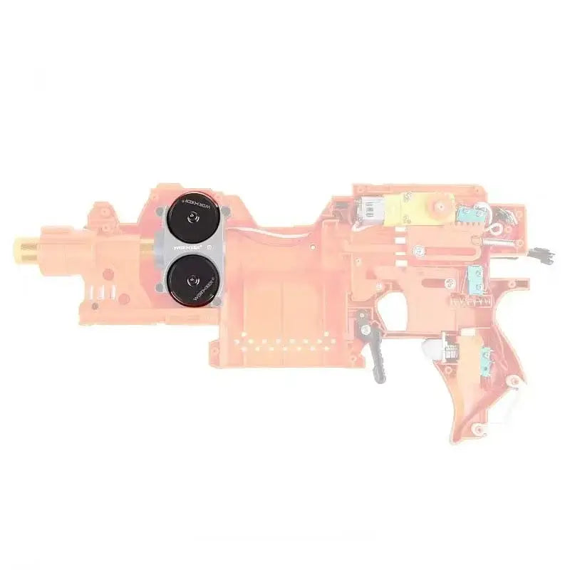 2Pcs Worker Accurate CNC Flywheels for Nerf Stryfe/Rapidstrike CS-18-P320GelBlaster-P320GelBlaster