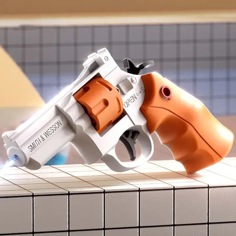 Manual Semi-Auto Mini ZP5 Revolver Water Gun Kids Toy-P320GelBlaster-orange-P320GelBlaster