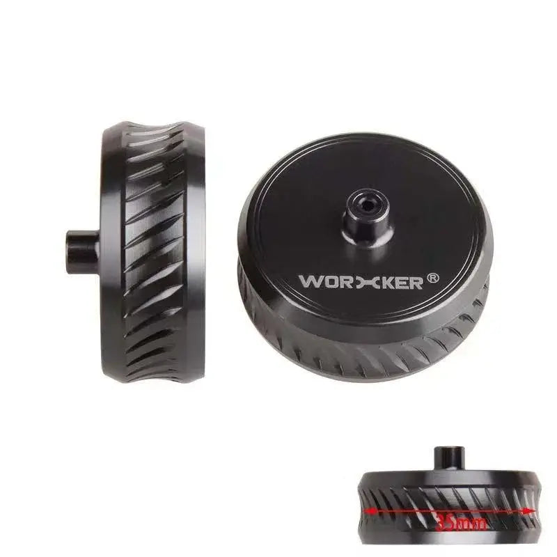 2Pcs Worker Accurate CNC Flywheels for Nerf Stryfe/Rapidstrike CS-18-P320GelBlaster-black-P320GelBlaster