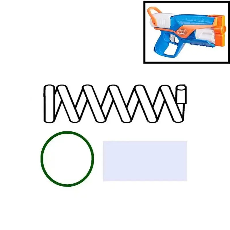 Nerf N Series Agility Blaster Upgrade Spring Part-P320GelBlaster-8kg-P320GelBlaster