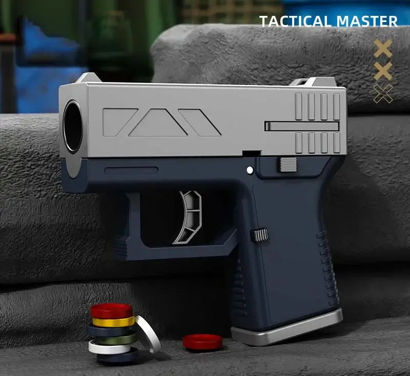 GT-V Semi-Auto Flying Disc Launcher Toy Gun-P320GelBlaster-gray-P320GelBlaster