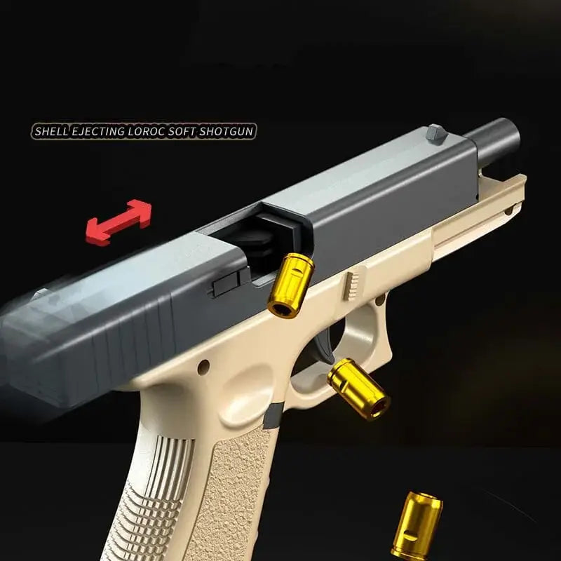 Shell Ejection Semi-Auto Soft Bullet Pistol Toy Gun-P320GelBlaster-P320GelBlaster