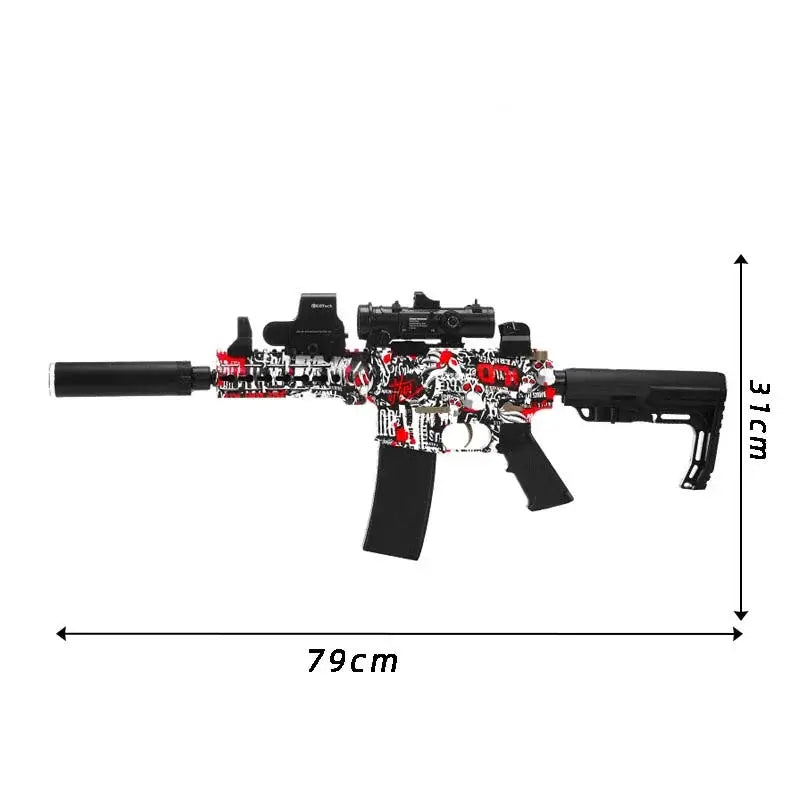 Electric Graffiti Orbeez Blaster M4 Rifle Water Beads Gun-P320GelBlaster-P320GelBlaster
